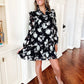 Entro - Floral Long-sleeved Dress