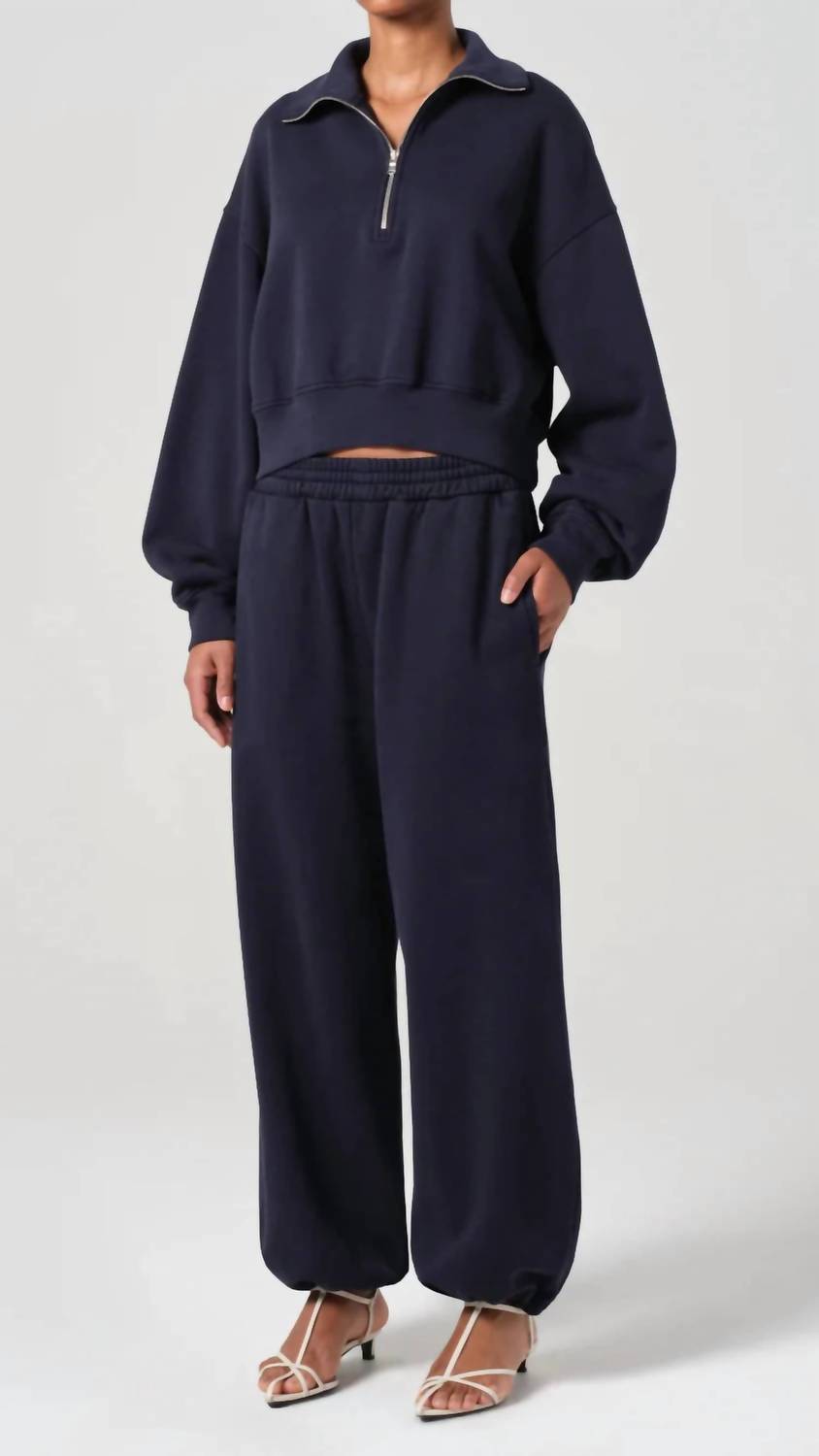 Agolde - Bethan Quarter Zip Sweatshirt
