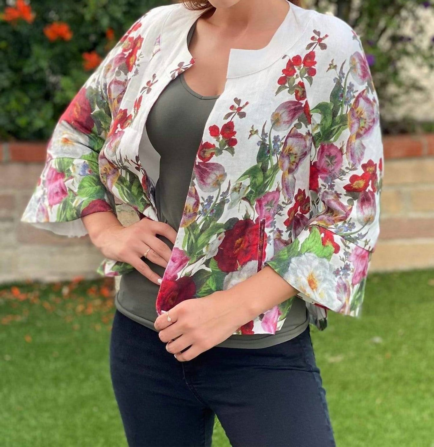 Eva Franco - Rose Linen Coat