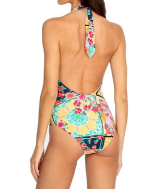 Johnny Was - Japer Plunge One Piece Swimsuit