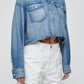 Moussy - Manorhaven Cropped Denim Shirt