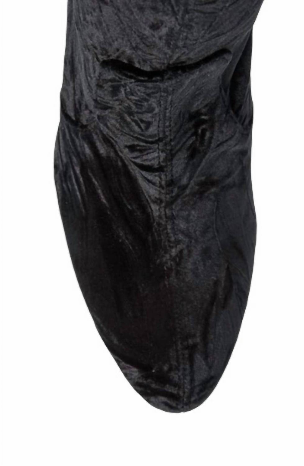 Stuart Weitzman - Women's Vidaland Stretch Crushed Velvet Boots