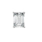 Aamiaa - Women's Emerald Shape 4 Prong Push Back Studs
