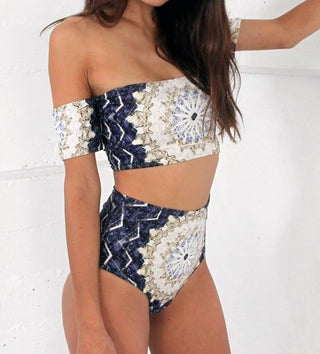 Wolven - Reverie Reversible High-waisted Bikini Bottom