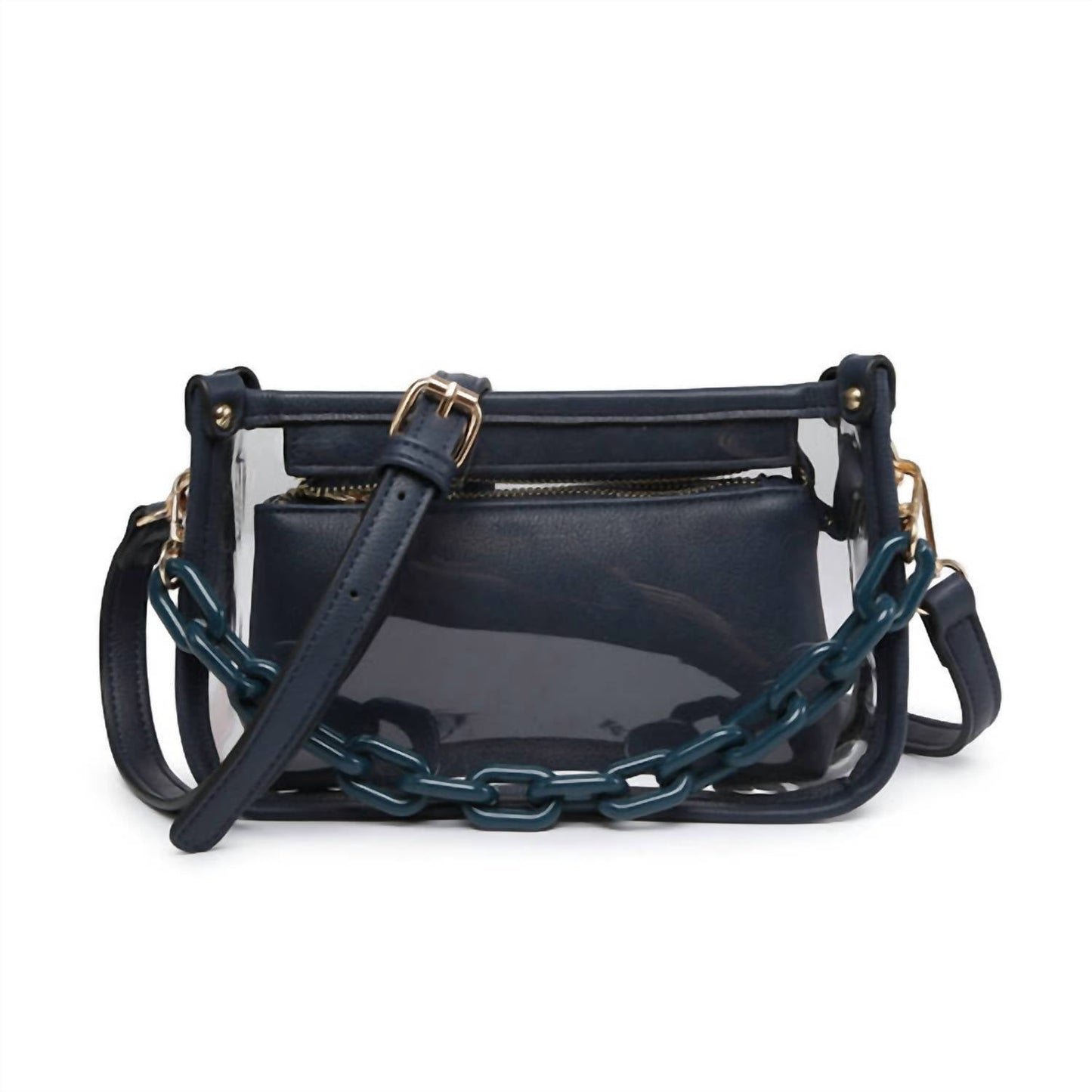 Jen & Co. - Women's Jessica Clear Duo Crossbody Bag