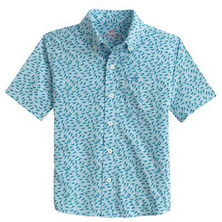 Southern Tide - Boys Intercoastal Fintastic Sportshirt