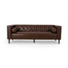 Contemporary 3 Seater Sofa With Tufted Design
