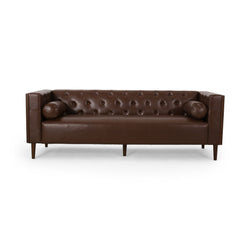 Contemporary 3 Seater Sofa With Tufted Design