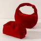 Shiraleah - Women's Chrissy Knotted Velvet Handle Bag