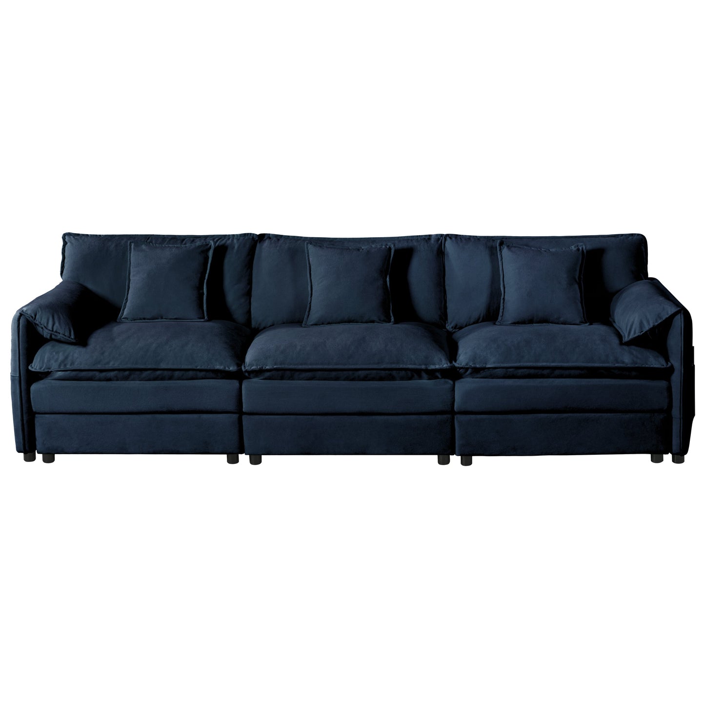 Modular Sectional Sofa Oversized Deep Seat L Shaped Couch Set for Living Room