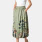 Ciebon - Andrey Printed Bubble Midi Skirt