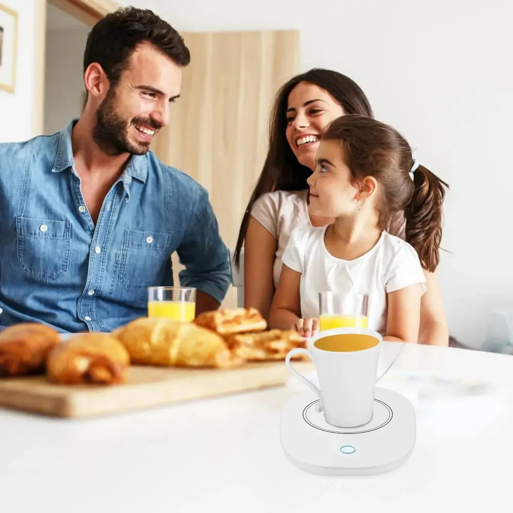Smart Electric Coffee Mug Warmer with Auto Shut