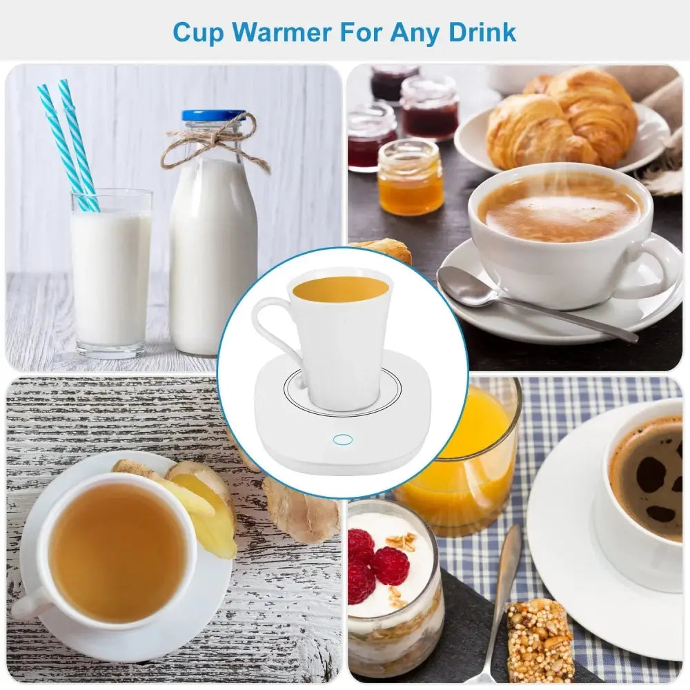 Smart Electric Coffee Mug Warmer with Auto Shut