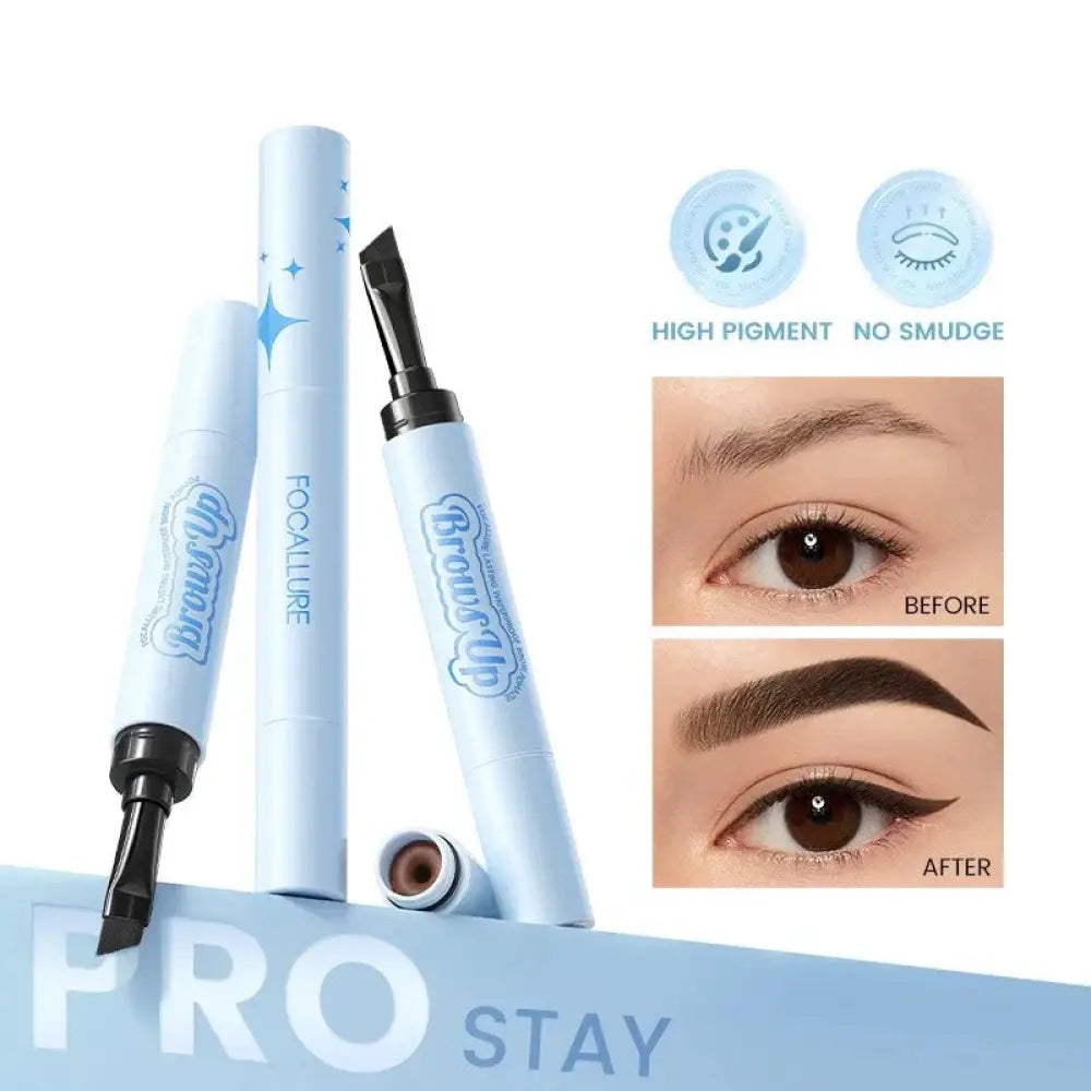 Focallure 2-in-1 Waterproof Eyebrow Gel and Eyeliner Pencil