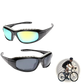 2 Pack Padded Motorcycle Riding Glasses with Uv400 Mirror Lenses