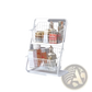 2 Tier Metal Wire Fruit Basket Kitchen Storage Rack
