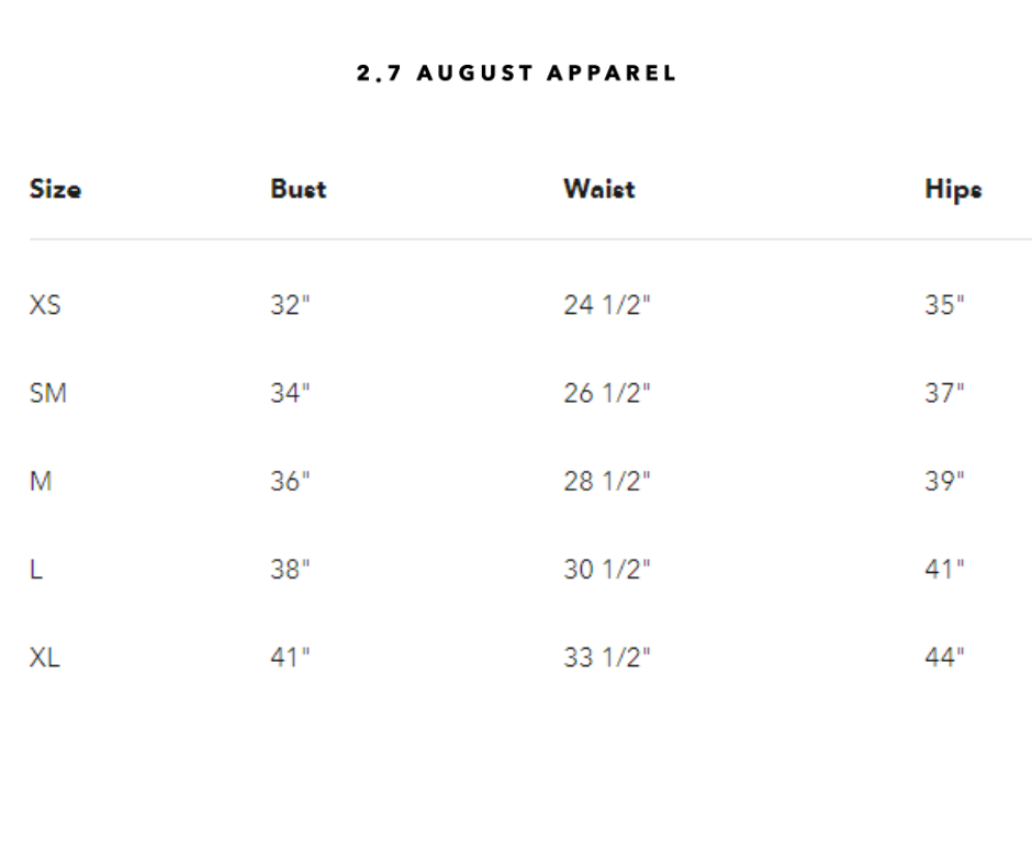 2.7 August Apparel - Marley Striped Tee