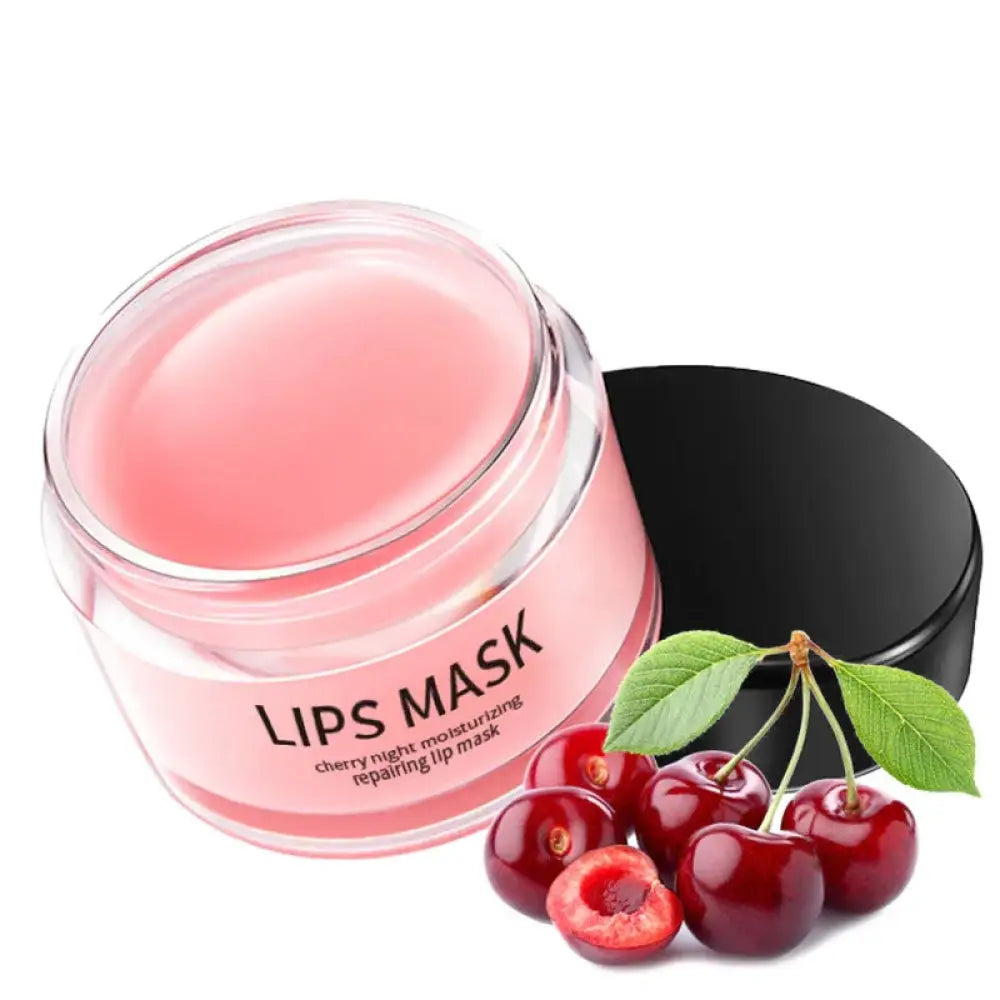 Cherry Moisturizing Night Lip Mask with Repairing Formula