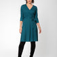 Leota Women's Perfect Wrap Dress Green
