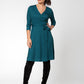 Leota Women's Perfect Wrap Dress Green