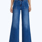 Bayeas - Women's Utility Patch Pocket Wide Leg Jean