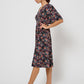 Leota Women's Zoe Dress In Confetti Floral Black