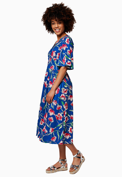Leota Women's Zoe In Wild Tulip Dresss Blue
