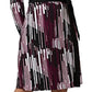 Leota Women's Kara Wrap Dress Purple Size Small