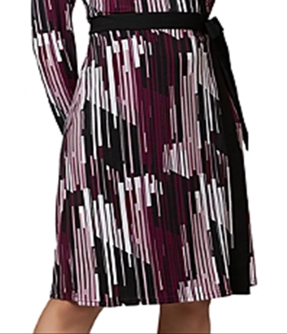 Leota Women's Kara Wrap Dress Purple Size Small