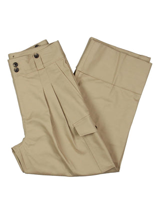 LAUREN Ralph Lauren Stretch Cotton Cropped Cargo Pants White Size 12