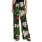 LAUREN Ralph Lauren Floral Satin Charmeuse Wide-Leg Pants Multi