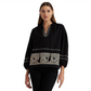 LAUREN Ralph Lauren Embroide Cotton Voile Blouse Black