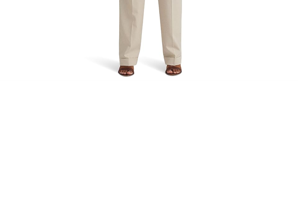 LAUREN Ralph Lauren Pleated Wool-Blend Twill Straight Pants Taupe