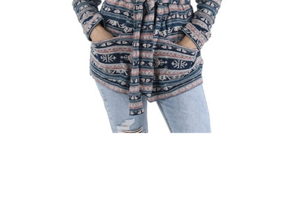 Lauren Ralph Lauren Womens Cardigan Tie Front Cardigan Sweater Multi Size XL