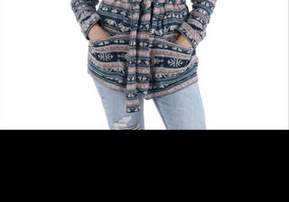 Lauren Ralph Lauren Womens Cardigan Tie Front Cardigan Sweater Multi Size XL