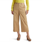 Lauren Ralph Lauren Women's Pleated Cotton Twill Cropped Pants Birch Tan Size 16