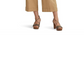 Lauren Ralph Lauren Women's Pleated Cotton Twill Cropped Pants Birch Tan Size 16