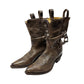 Double-H Boots - Women’s Leather Mid Calf Cowboy Boots