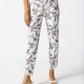 Joseph Ribkoff - Floral Print Pull On Straight Cropped Pant