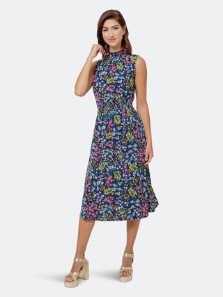 Leota Women's Samantha Dress Blue Size Small