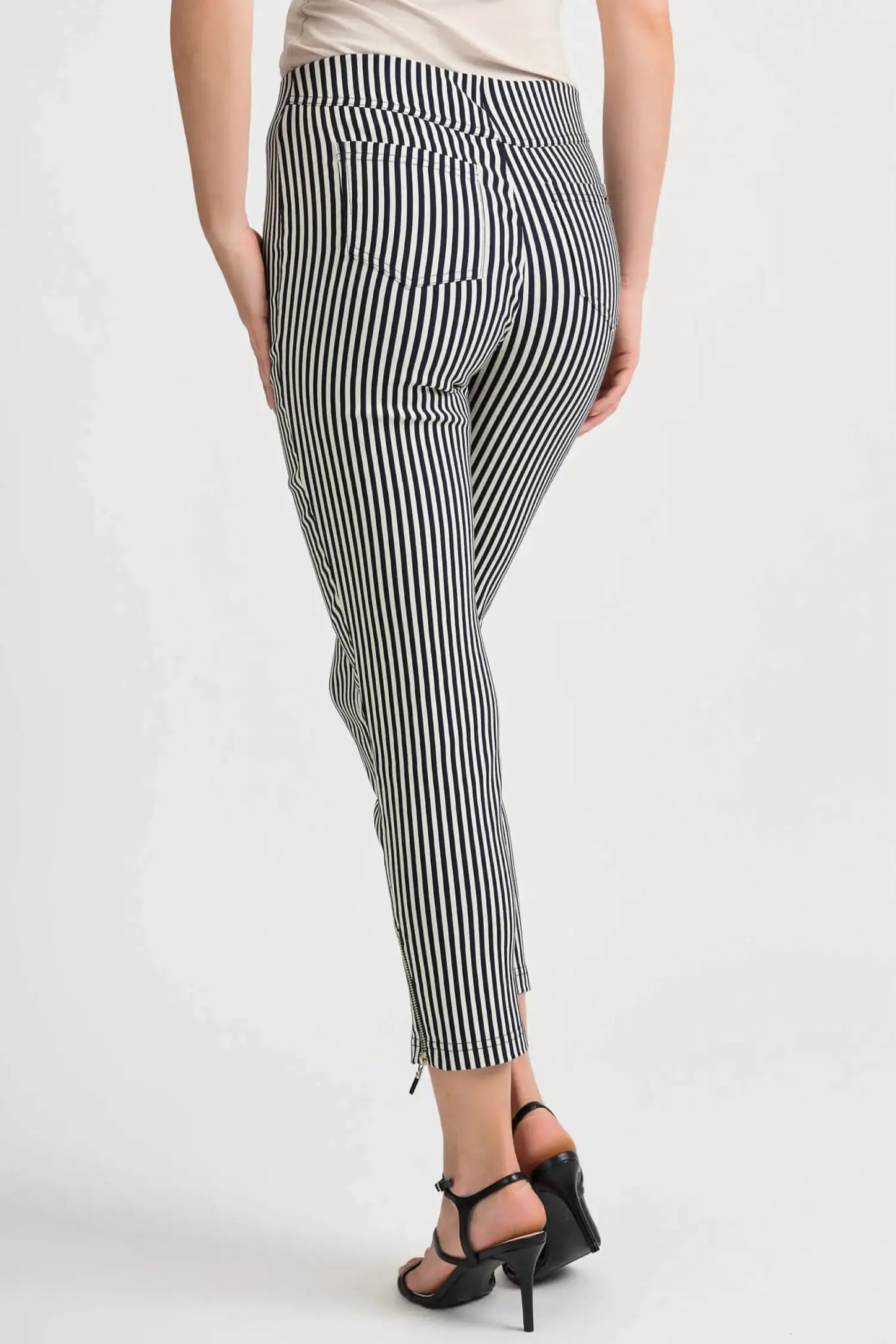Joseph Ribkoff - CROPPED STRIPE PANT