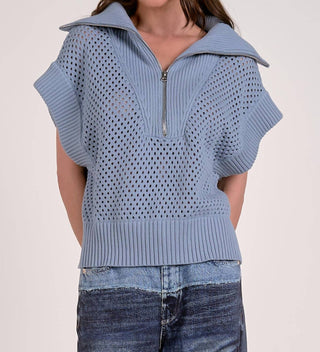 Elan - Allie Zip Up Sweater
