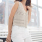 Autumn Cashmere - Mixed Stitch Vest
