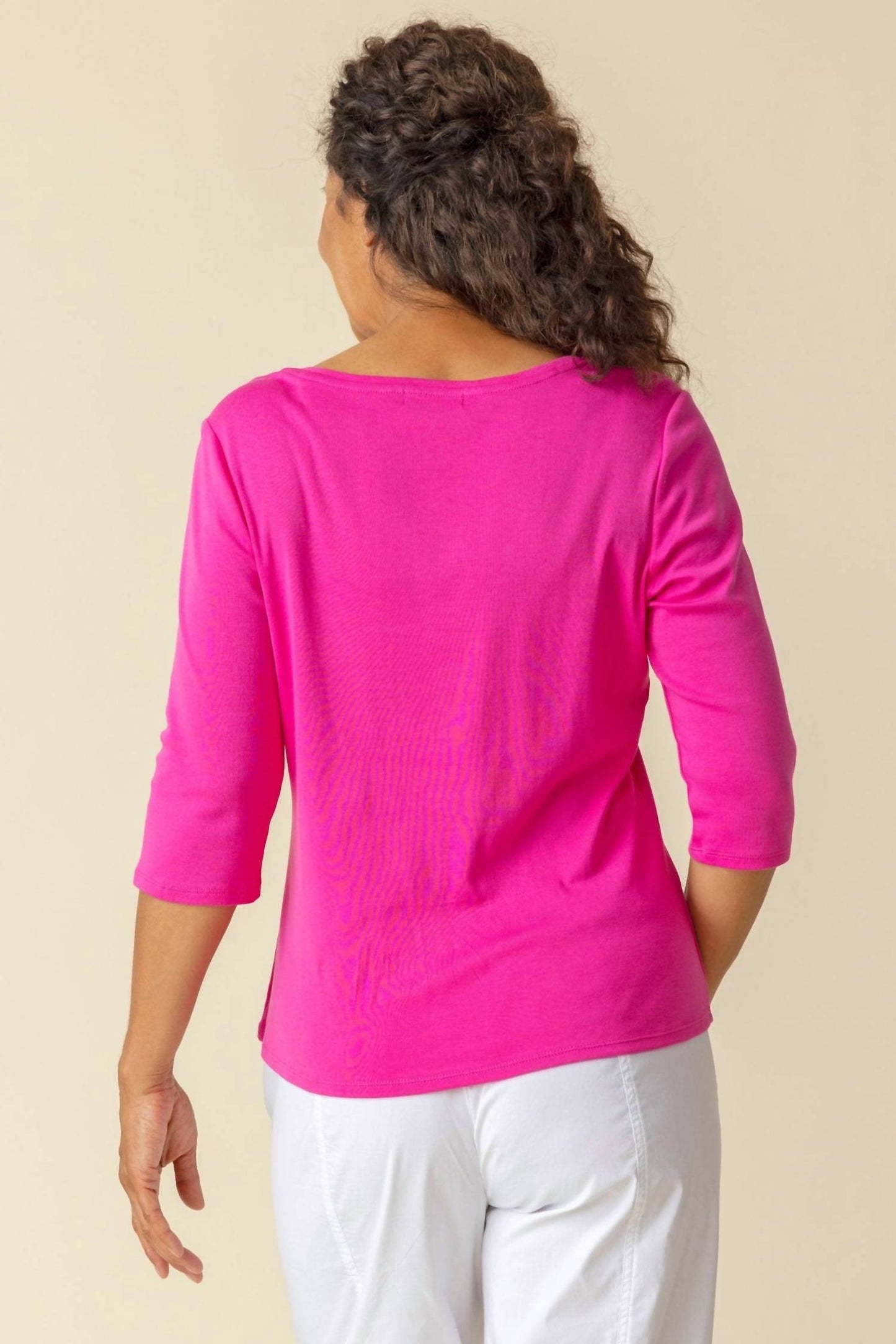 Habitat - Cozy Ribbed V-neck Tee - Plus