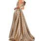 Mac Duggal - One Shoulder Metallic Ballgown