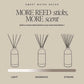 Weekend White Translucent Tinted Glass Jar Reed Diffuser