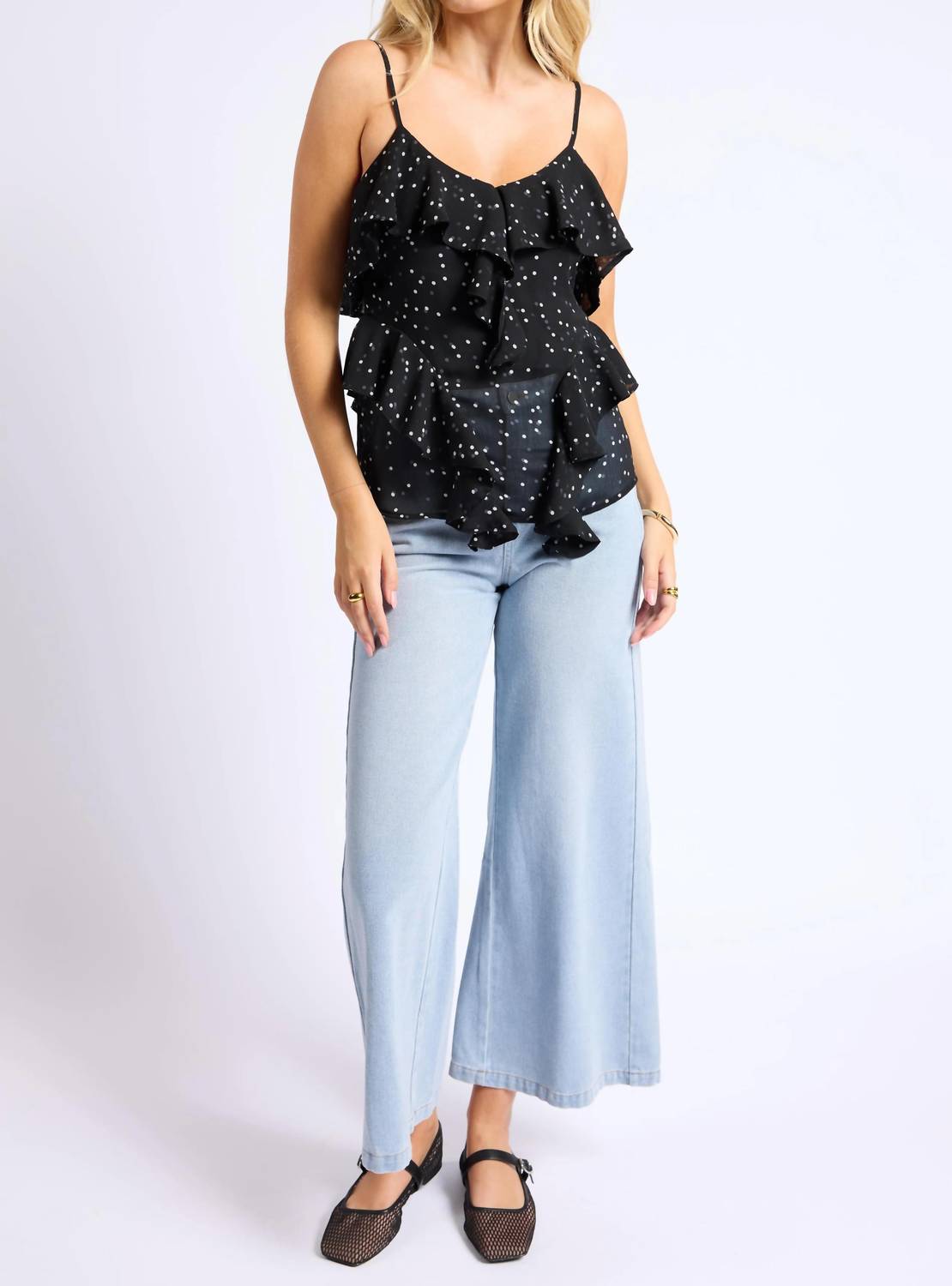 Sage The Label - Feminine Nostalgia Ruffle Camisole