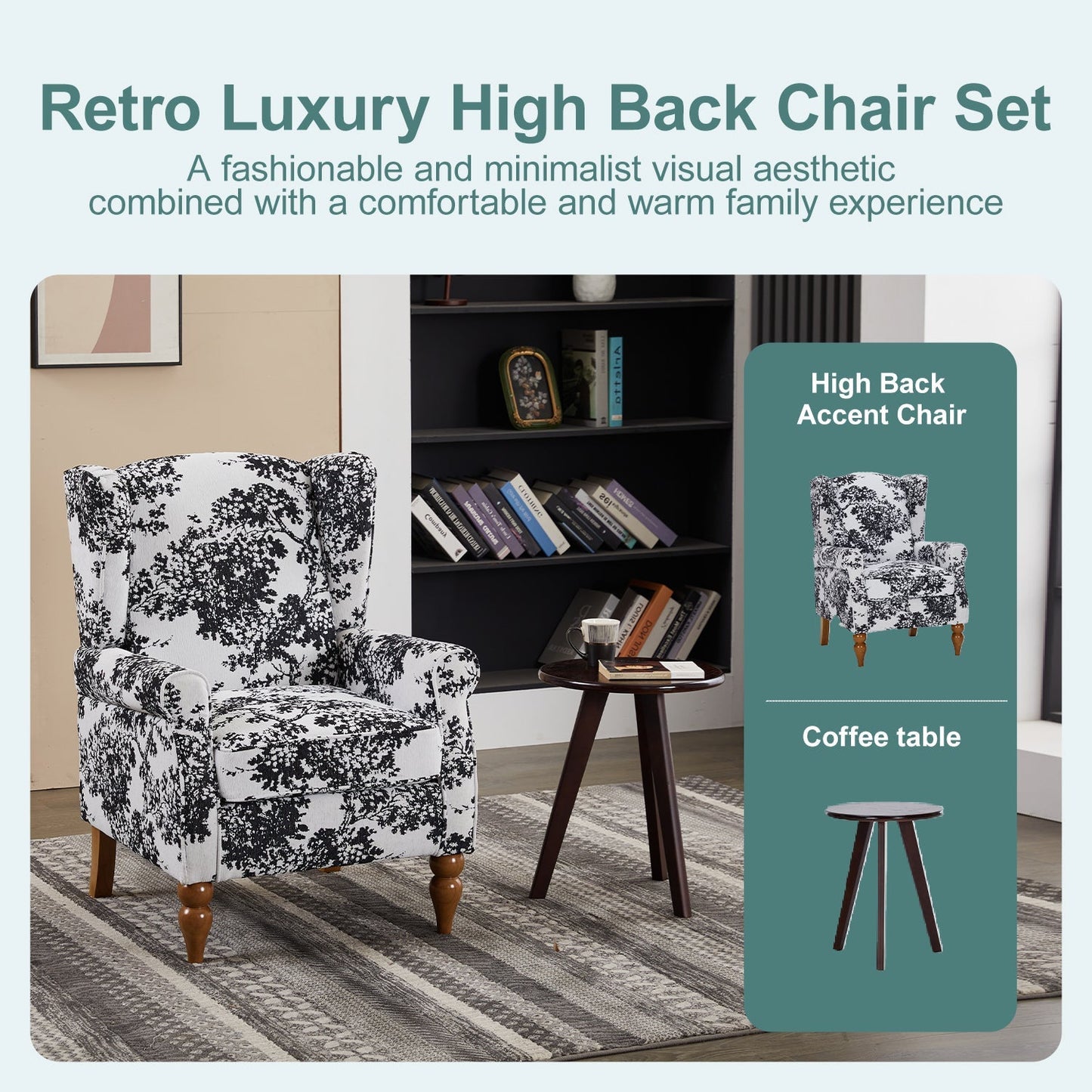 Coffee Table & Armchair Set