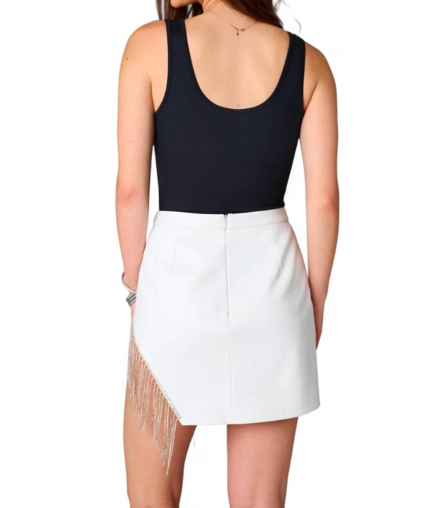 Buddylove - Show Girl Crystal Fringe Mini Skirt