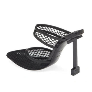 Jessica Rich - Women's Ysabelle Fishnet Pointed Toe Heels